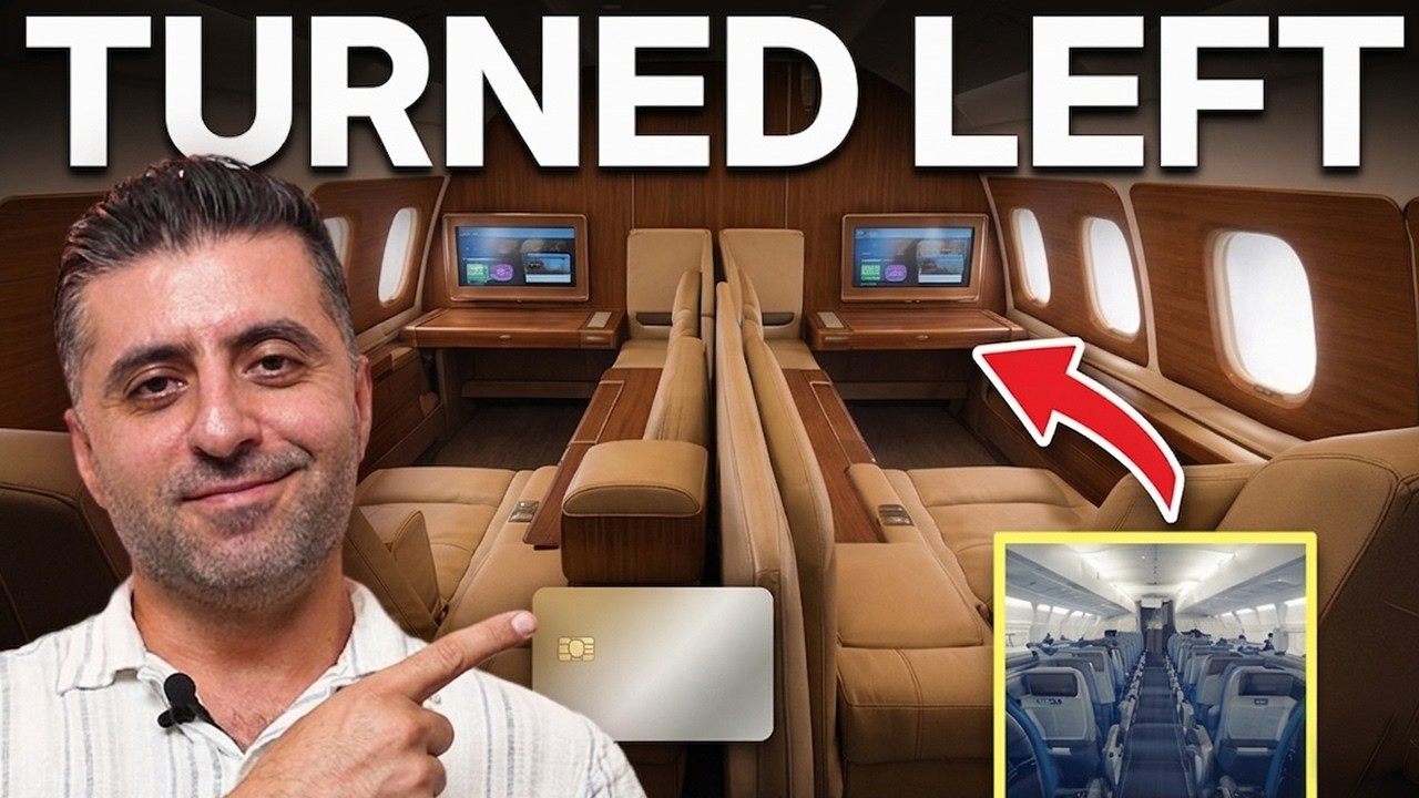 YouTube thumbnail for Turn Left For Less: He Saved $55,000 on First Class Flights (Here's How)