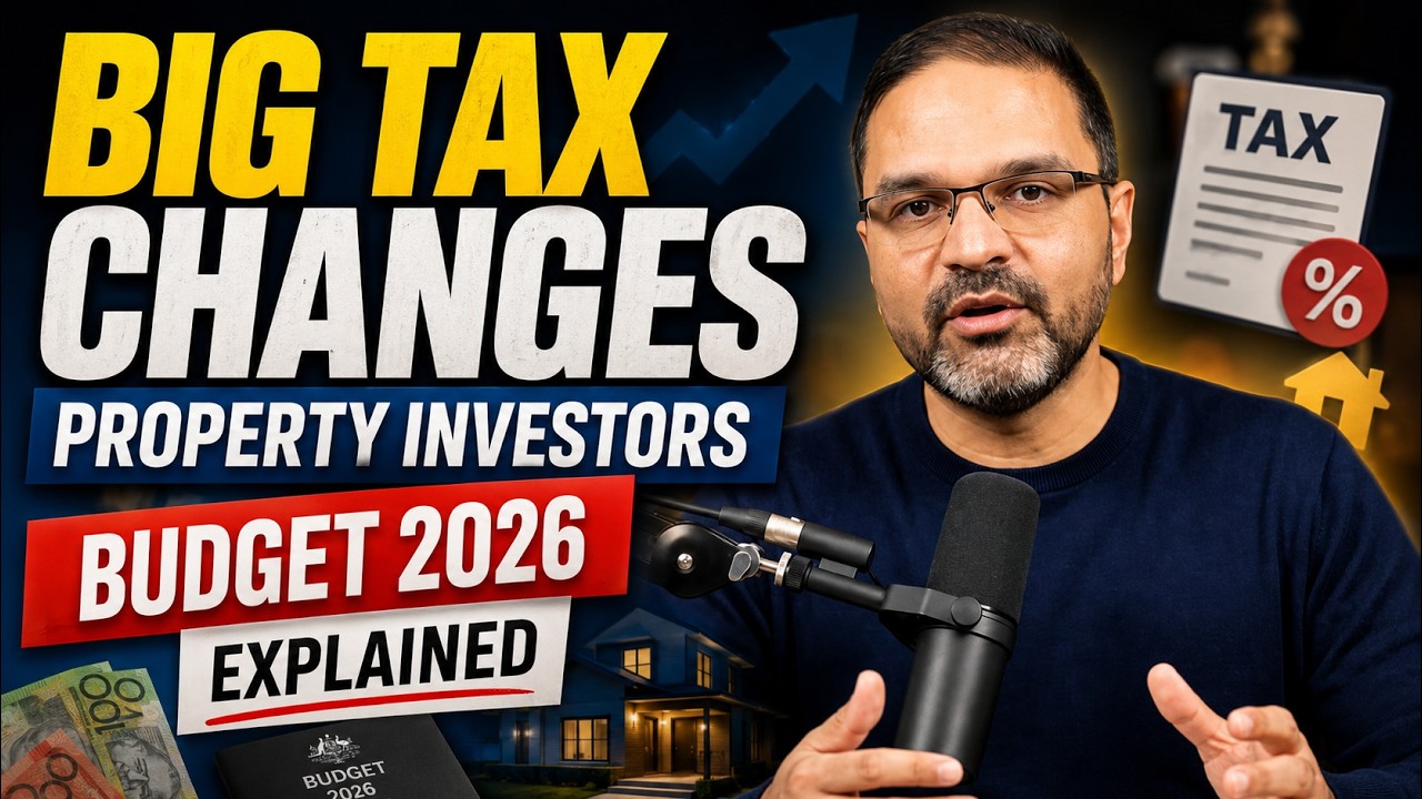 YouTube thumbnail for Clear Tax Accountants: BIG Tax Changes for Property Investors | Federal Budget...